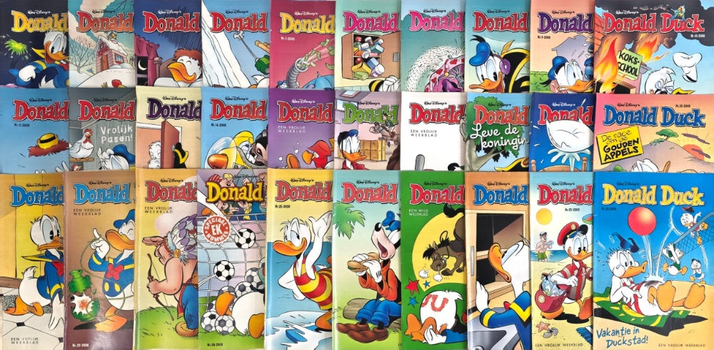 Donald Duck Weekblad - Volledige Jaargang 2008 (Nr. 1 t/m Nr. 52)