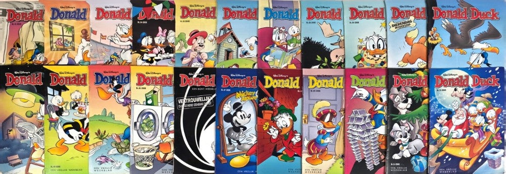 Donald Duck Weekblad - Volledige Jaargang 2008 (Nr. 1 t/m Nr. 52)