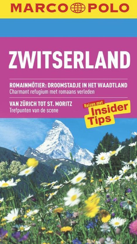 Marco Polo Zwitserland — boekomslag