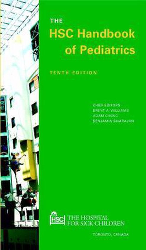 The Hospital for Sick Children Handbook of Pediatrics — boekomslag