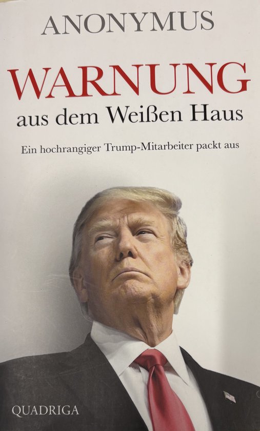 Warnung aus dem Weißen Haus — boekomslag
