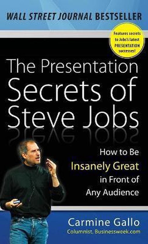 Presentation Secrets Of Steve Jobs — boekomslag