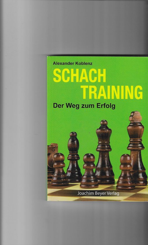 Schachtraining — boekomslag