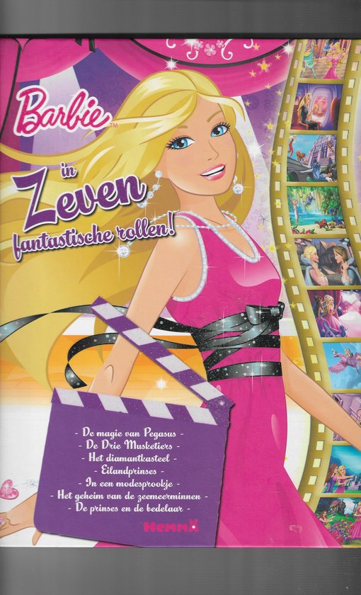 BARBIE IN ZEVEN FANTASTISCHE ROLLEN ! — boekomslag