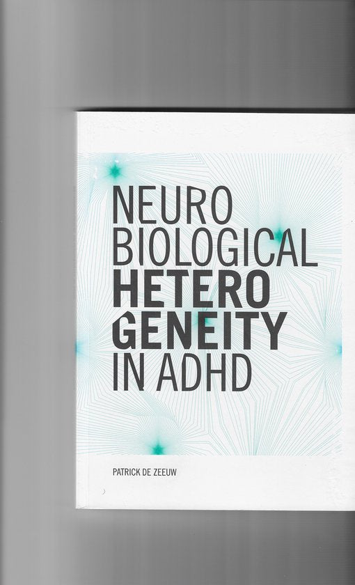 Neurobiological heterogeneity in ADHD — boekomslag