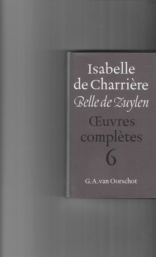 Oeuvres completes- Tome VI: Correspondance 1800-1805 — boekomslag