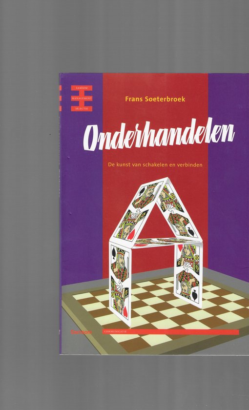 Onderhandelen, de kunst v.schakelen en verbinden — boekomslag