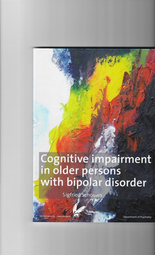 Cognitive impairment in older persons with bipolar disorder — boekomslag