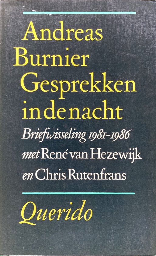 Gesprekken in de nacht — boekomslag