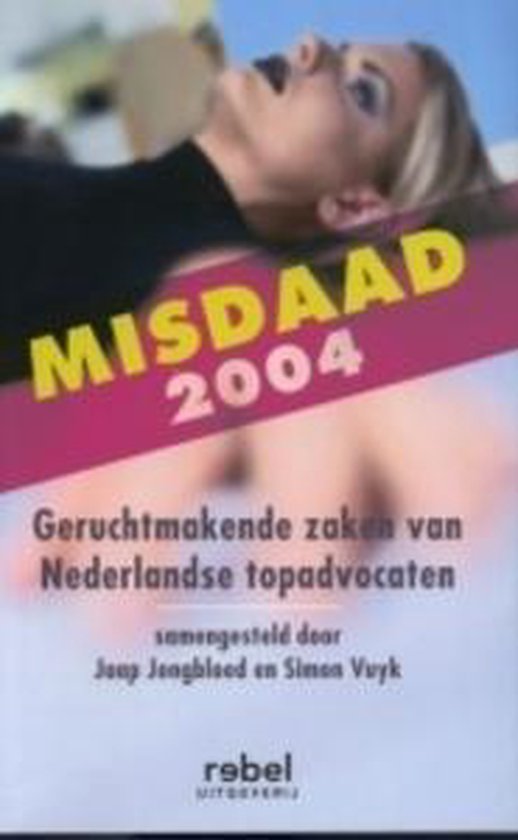 Misdaad 2004 — boekomslag