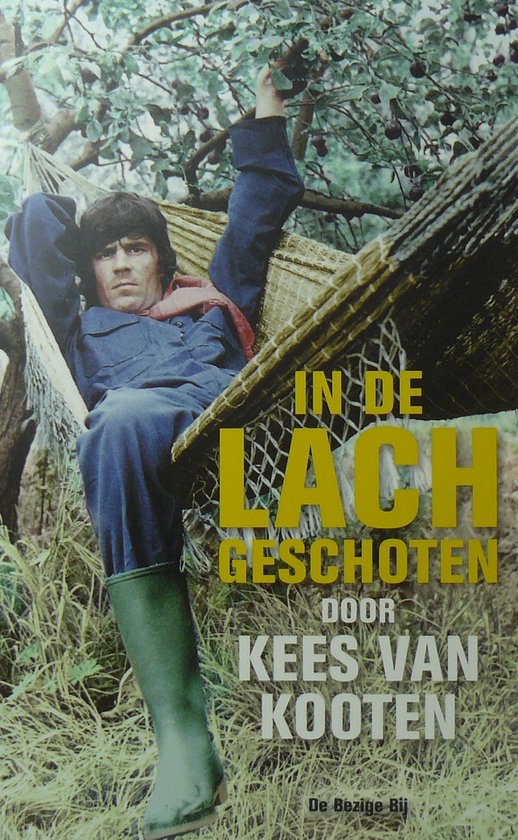 In de lach geschoten — boekomslag