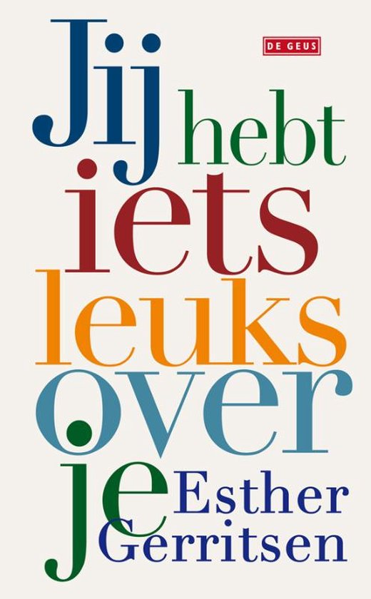 Jij hebt iets leuks over je — boekomslag
