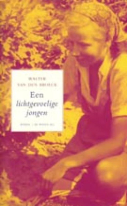 Een lichtgevoelige jongen — boekomslag
