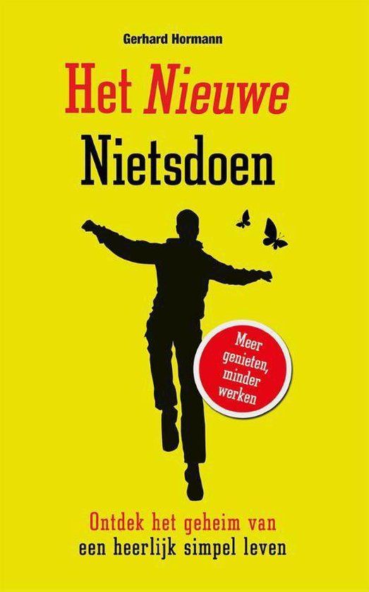 Het nieuwe nietsdoen — omslag
