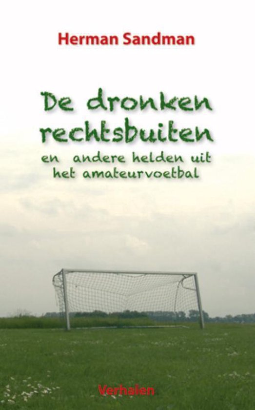 De dronken rechtsbuiten — boekomslag
