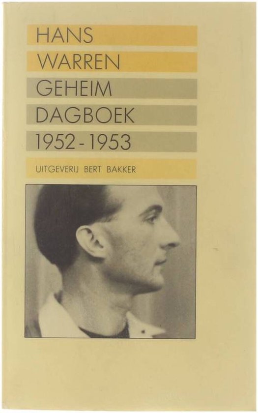 Geheim dagboek 1952-1953 — boekomslag