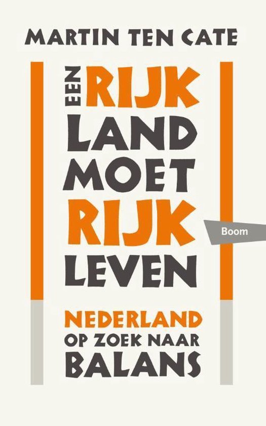 Een rijk land moet rijk leven — boekomslag