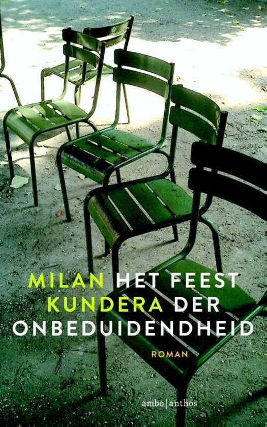 Het feest der onbeduidendheid — boekomslag
