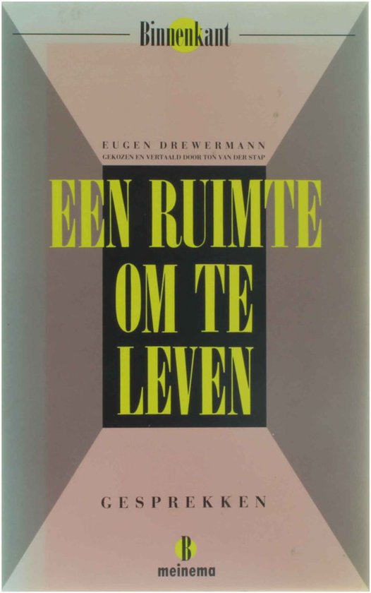 Een ruimte om te leven — boekomslag