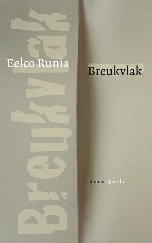 Breukvlak — boekomslag