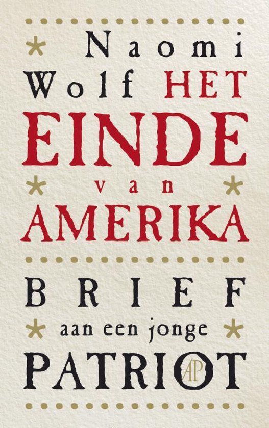 Het Einde Van Amerika — boekomslag
