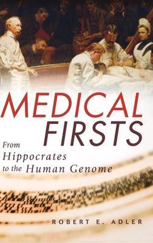 Medical Firsts — boekomslag