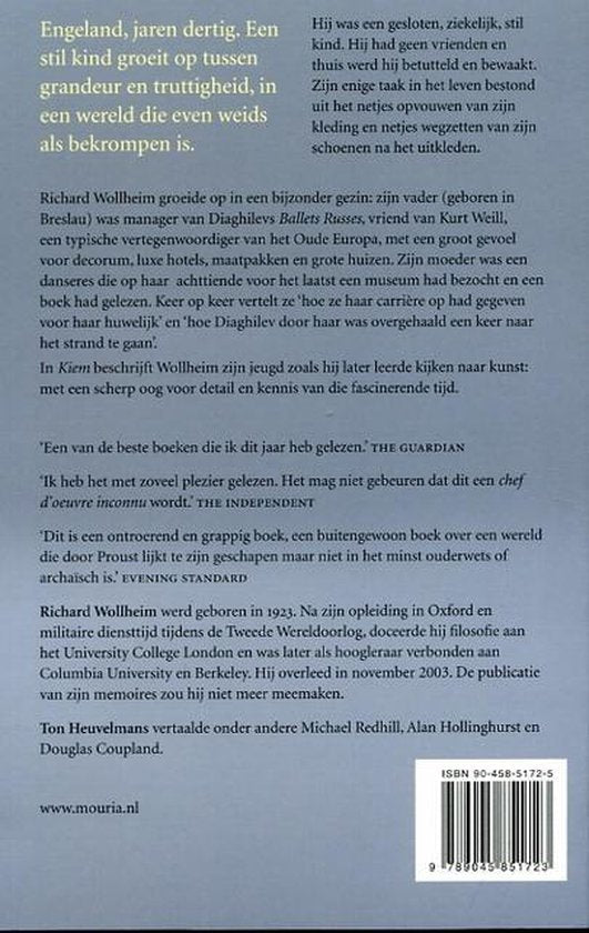 Kiem — boekomslag