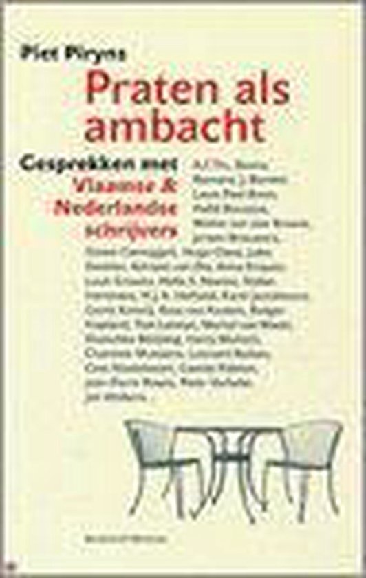 Praten Als Ambacht — boekomslag