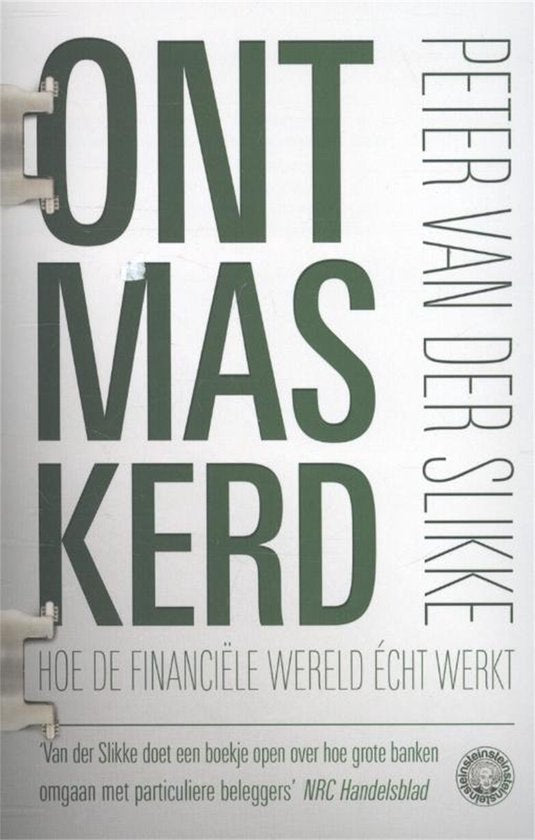 Ontmaskerd — boekomslag