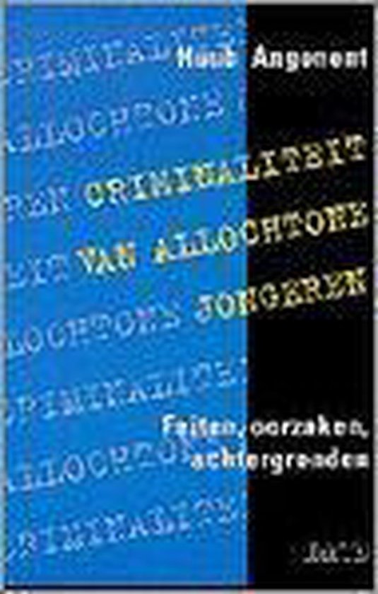 Criminaliteit van allochtone jongeren — boekomslag