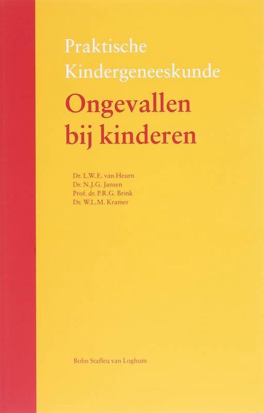 Praktische kindergeneeskunde - Ongevallen bij kinderen — boekomslag