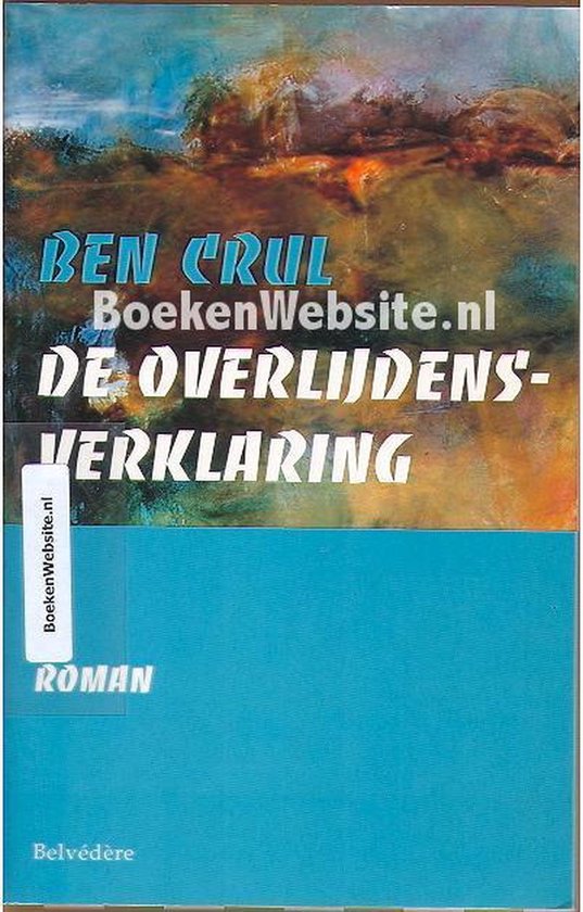 De overlijdensverklaring — boekomslag
