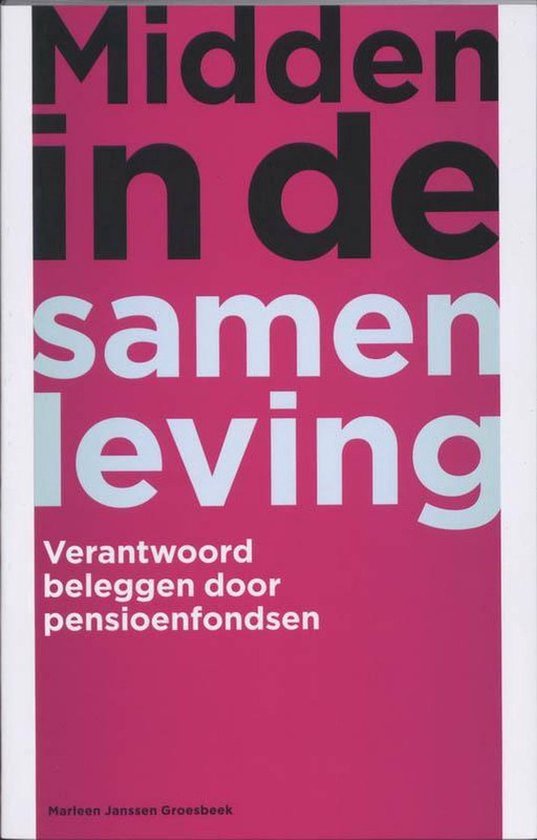 Midden in de samenleving — boekomslag