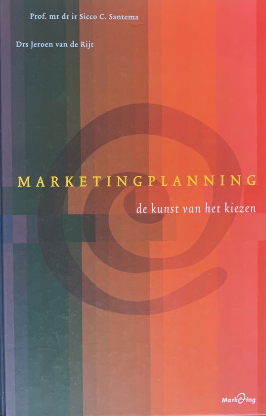 Marketingplanning de kunst van het kiezen — boekomslag