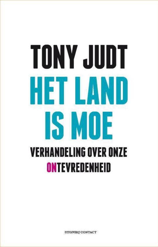 Het land is moe — boekomslag