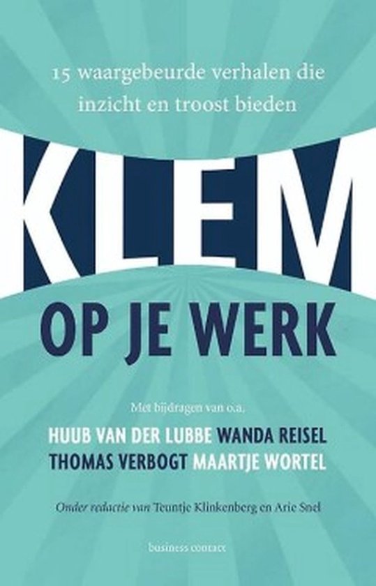 Klem op je werk — boekomslag