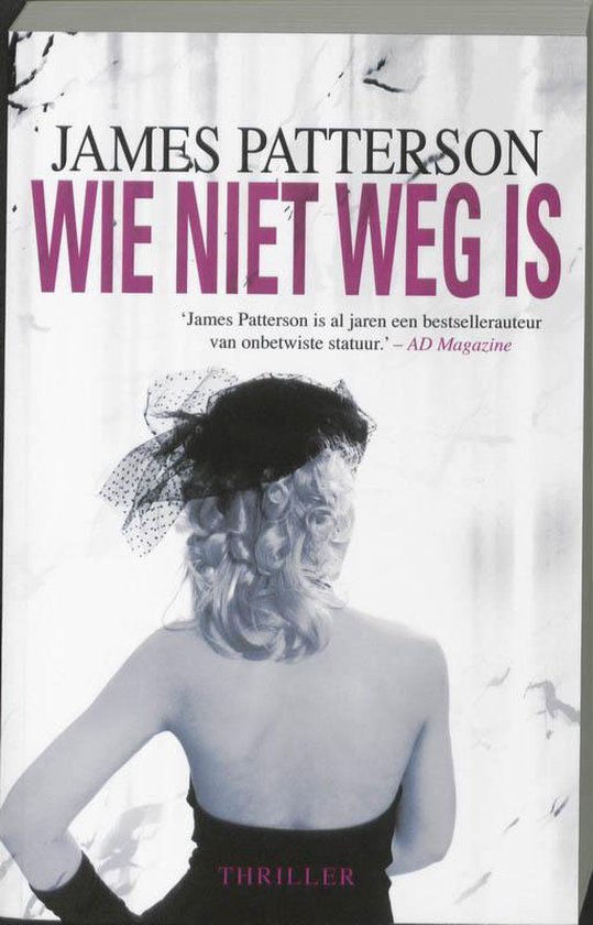 Wie niet weg is — boekomslag