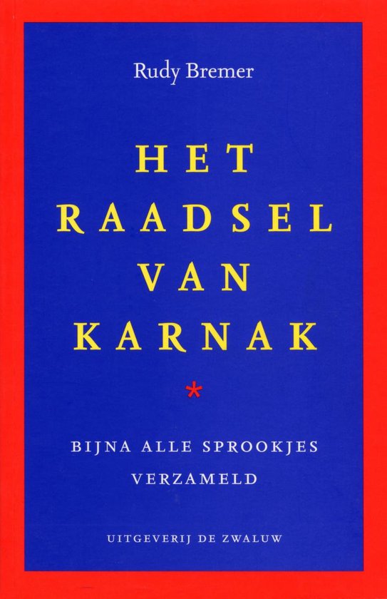 Het raadsel van Karnak — boekomslag