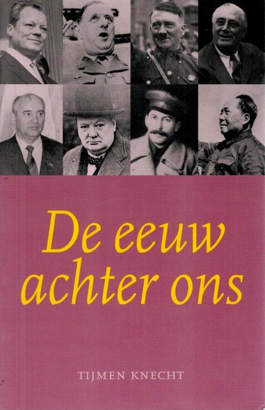 Eeuw Achter Ons — boekomslag