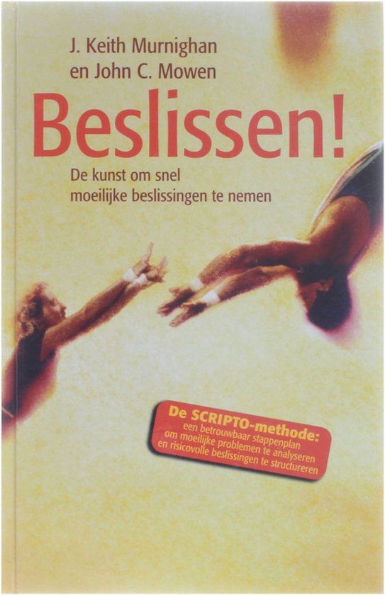 Beslissen — boekomslag
