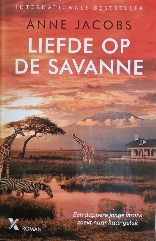 De savanne 1 - Liefde op de savanne — boekomslag