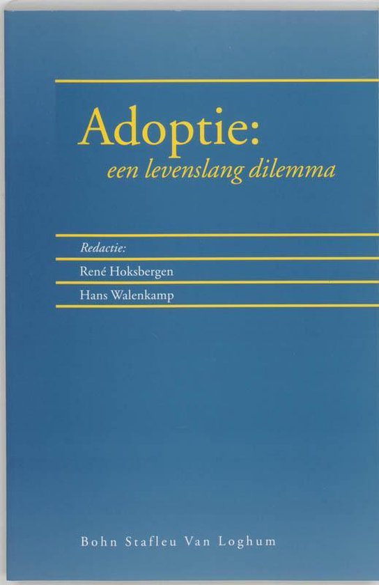 Adoptie — boekomslag