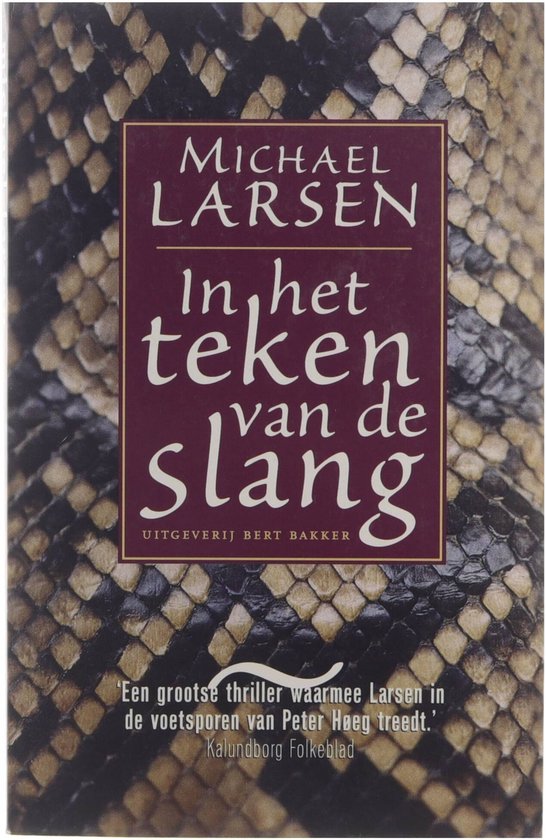 In het teken van de slang — boekomslag