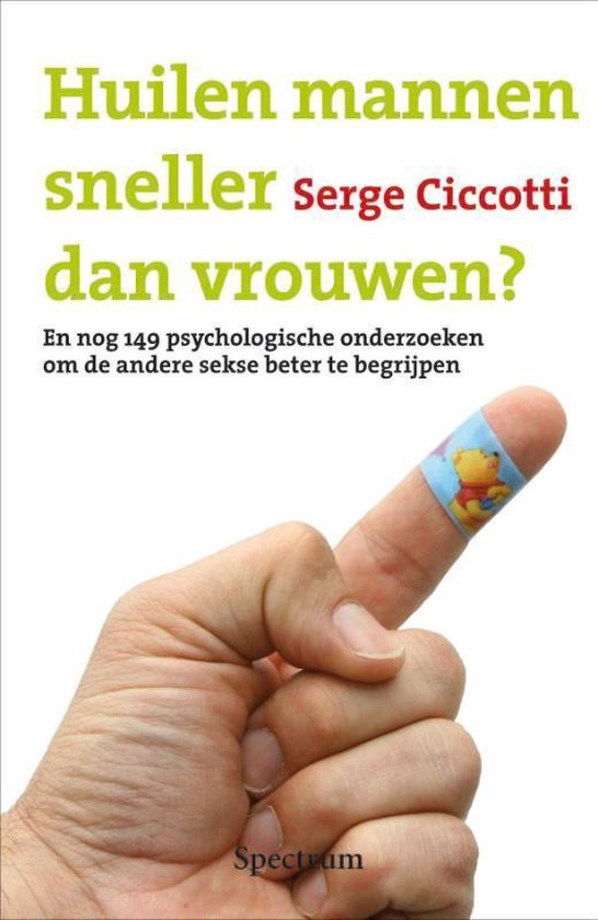 Huilen mannen sneller dan vrouwen — boekomslag