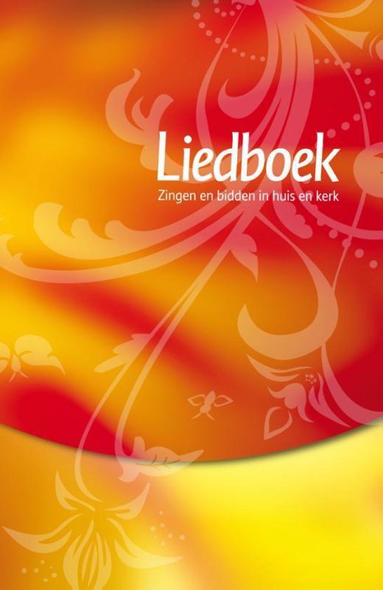 Liedboek -rood/geel — boekomslag