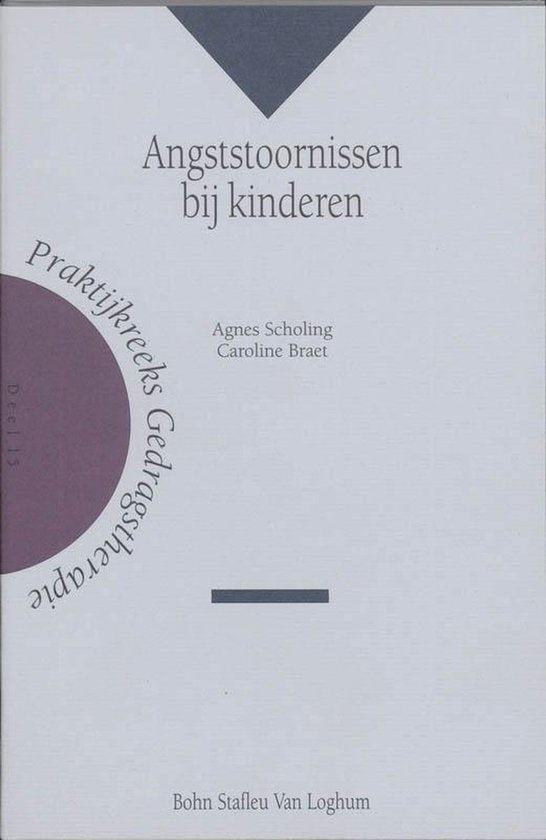 Praktijkreeks gedragstherapie 15 - Angststoornissen bij kinderen — boekomslag