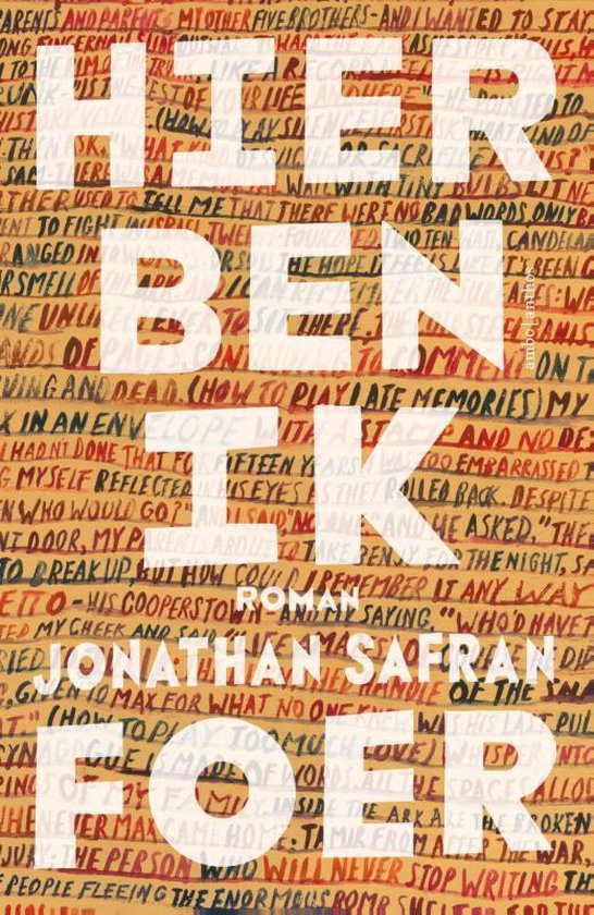 Hier ben ik | Jonathan Safran Foer — boekomslag