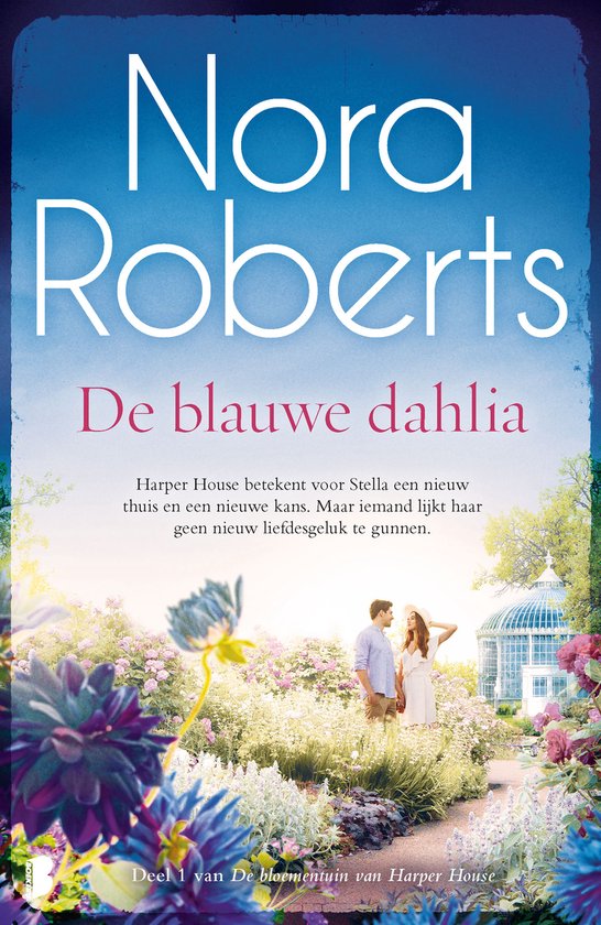 De bloementuin van Harper House 1 - De blauwe dahlia — boekomslag