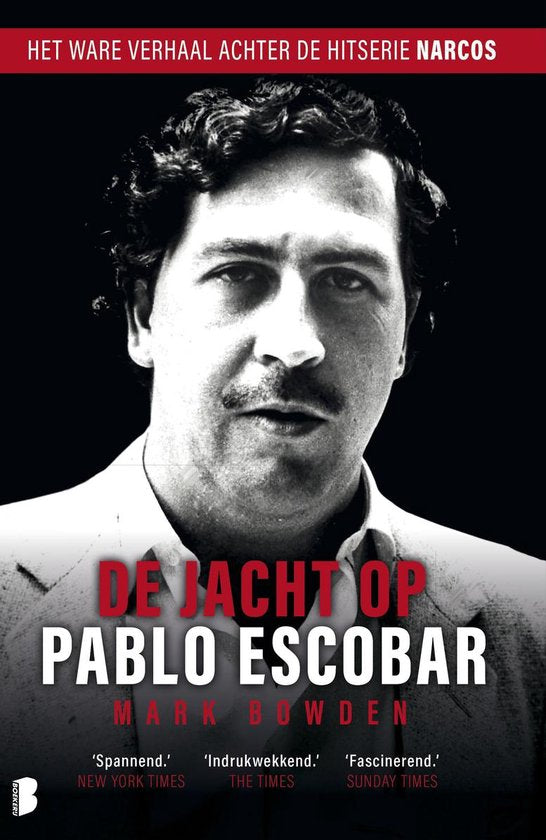 De jacht op Pablo Escobar — omslag