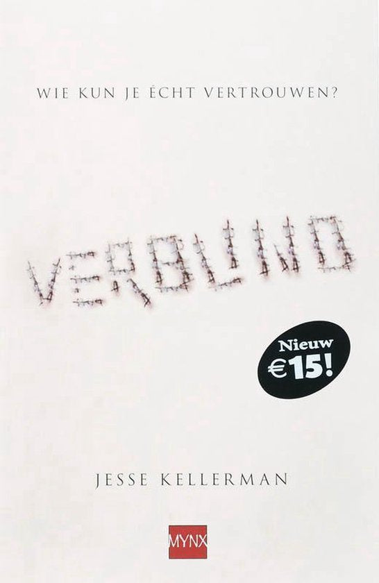 Verblind — boekomslag